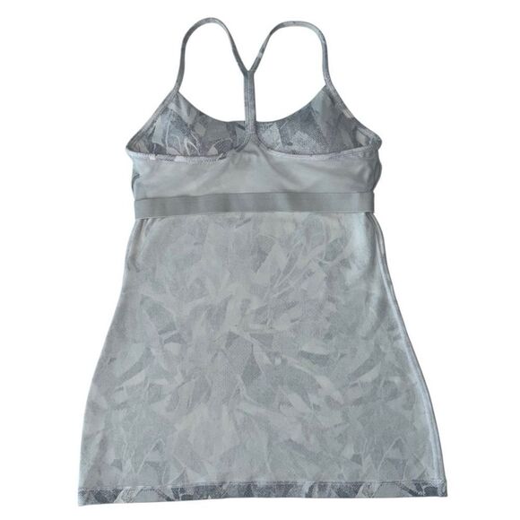 Lululemon Power Pose Tank Light Support For A/B Cup Jasmine White Multi /Alpine - Picture 12 of 14